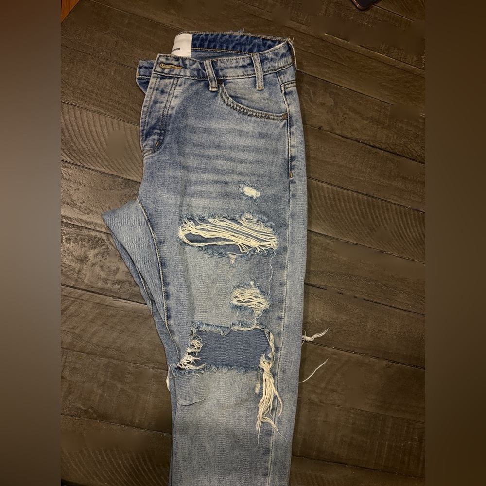 OneTeaSpoon Ripped Low Rise Jeans - Picture 3 of 6